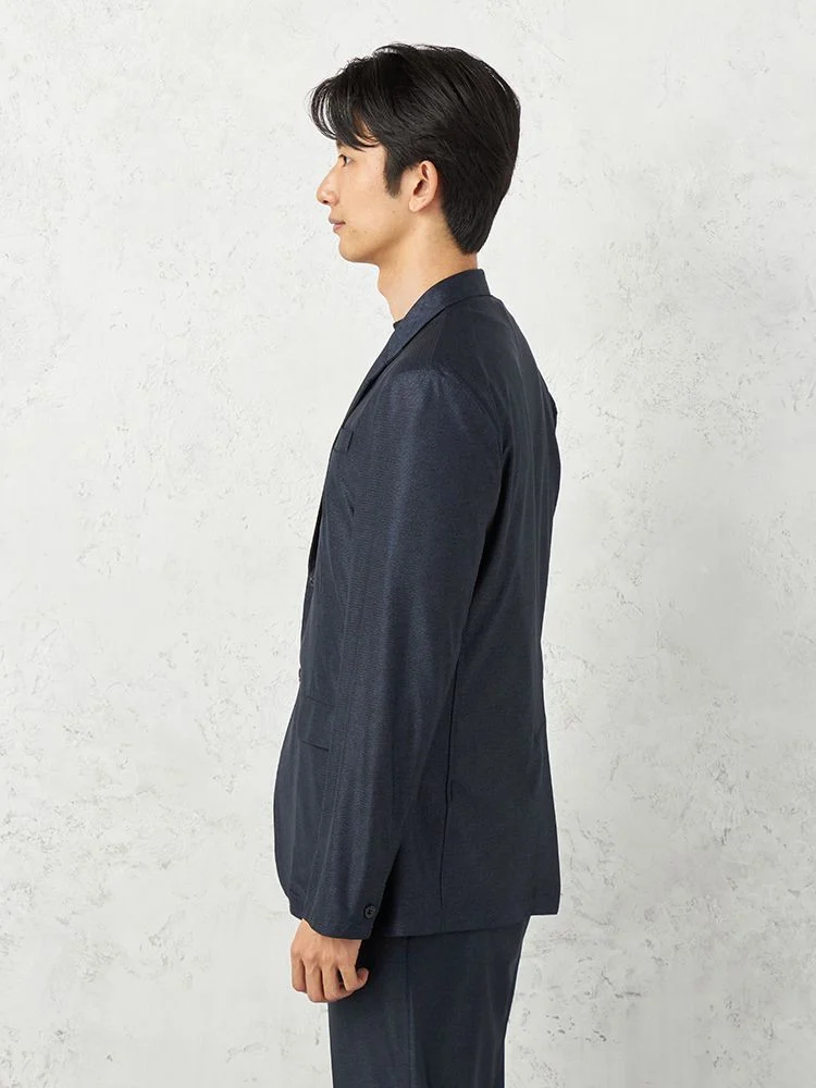 サックス 【上下セットアップ】プリントメッシュ ウォッシャブル