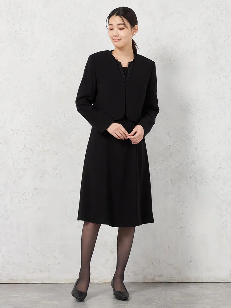 WEB限定フォーマル】即納 レースボレロ3点セット ジャケット