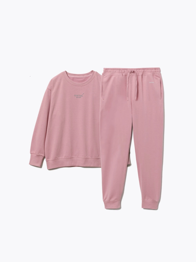 ピンク 【テンシャル】BAKUNE RECOVERY WEAR Sweat Shirt Womens