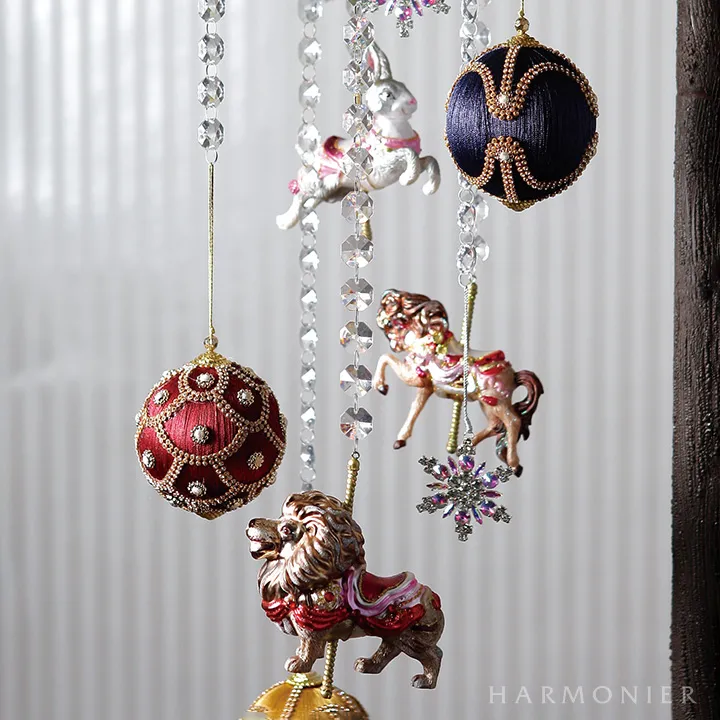 カルーセルライオンオーナメント｜クリスマス雑貨の通販 ハルモニア