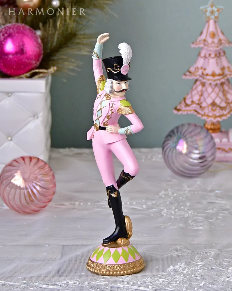 ダンシングソルジャーフィギュア/ピンク｜クリスマス雑貨の通販
