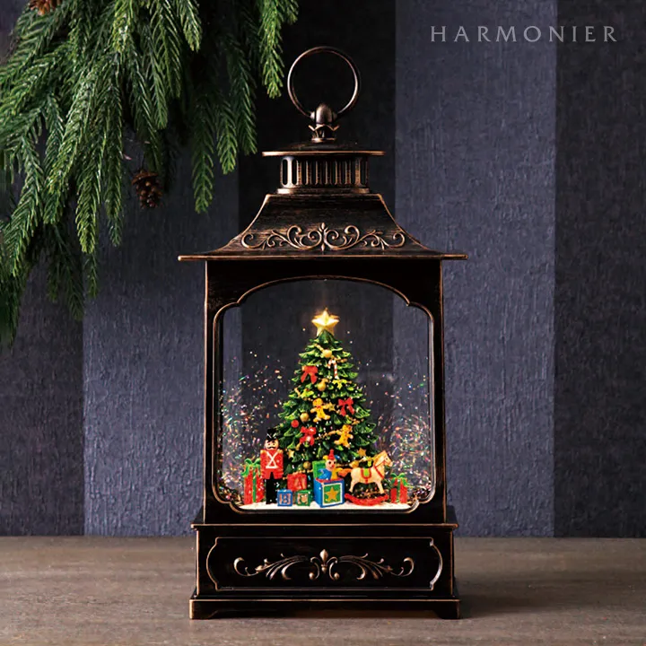 リキッドLEDランタン/ワイドツリー※電池/USB仕様｜クリスマス雑貨の