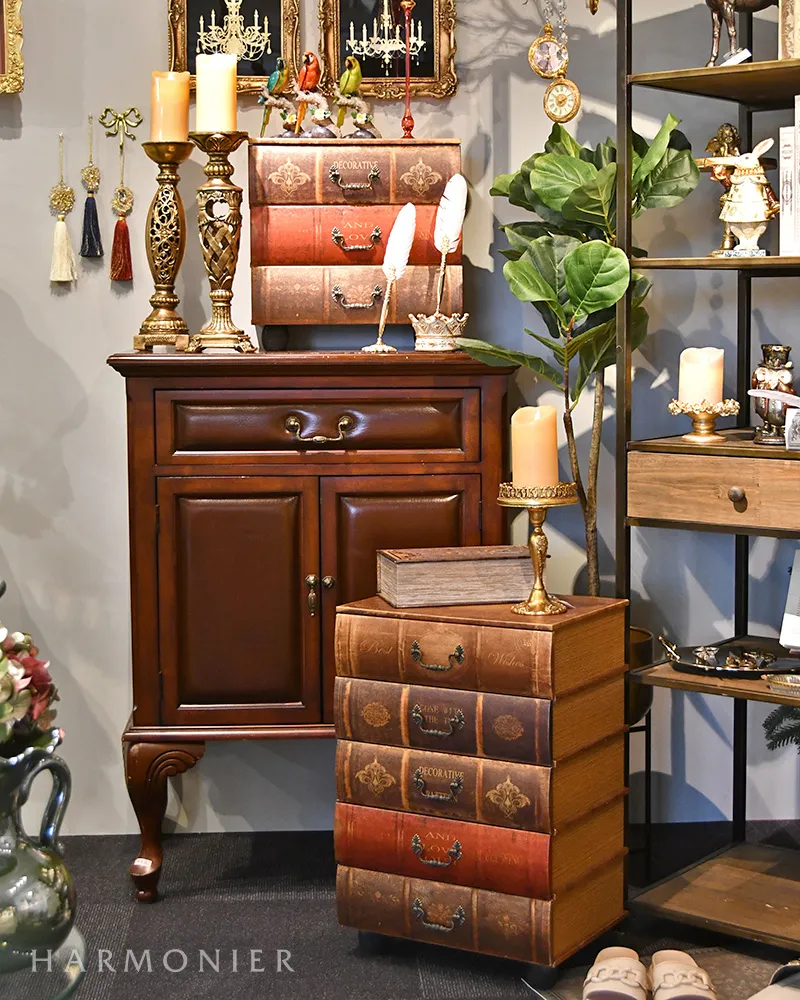 アンティークブックチェストS/40x40cm｜輸入雑貨の通販 | 輸入雑貨の