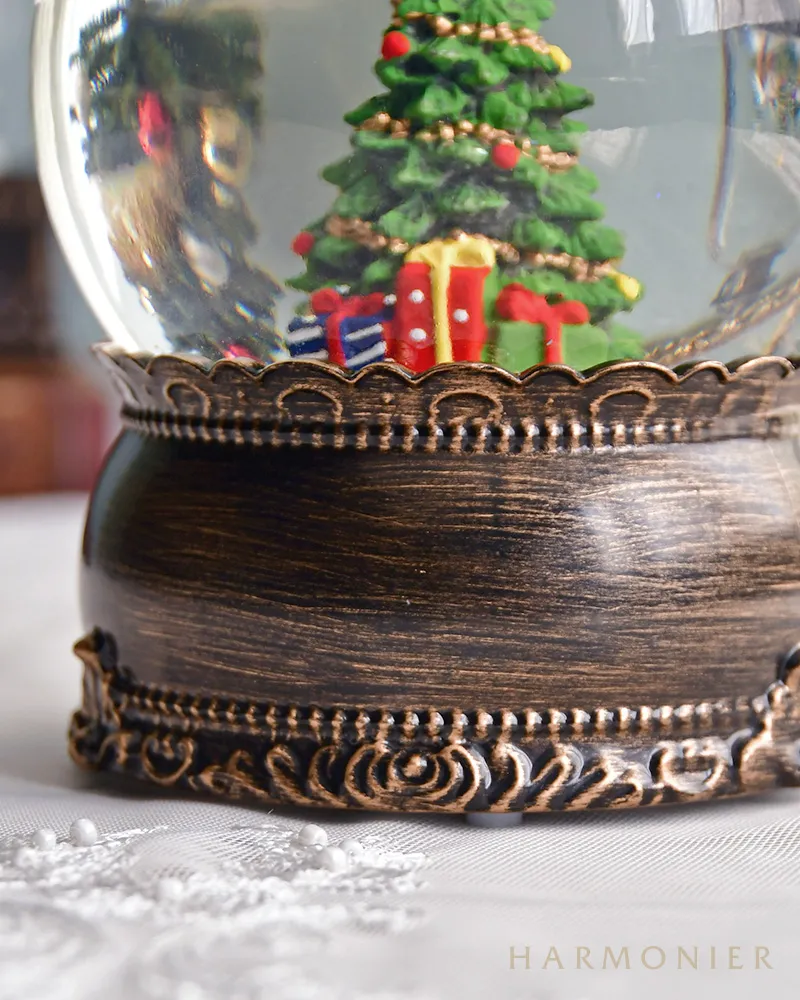 リキッドLEDスノードーム/クリスマスツリー※電池・USB仕様｜クリスマス