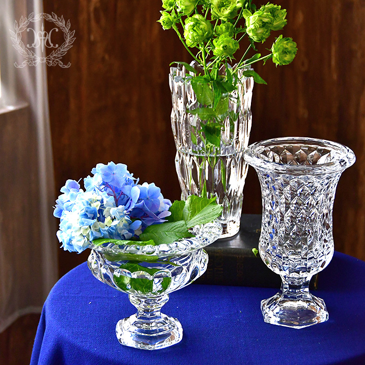 ガラスゴブレットフラワーベース｜輸入雑貨の通販 | 輸入雑貨の通販