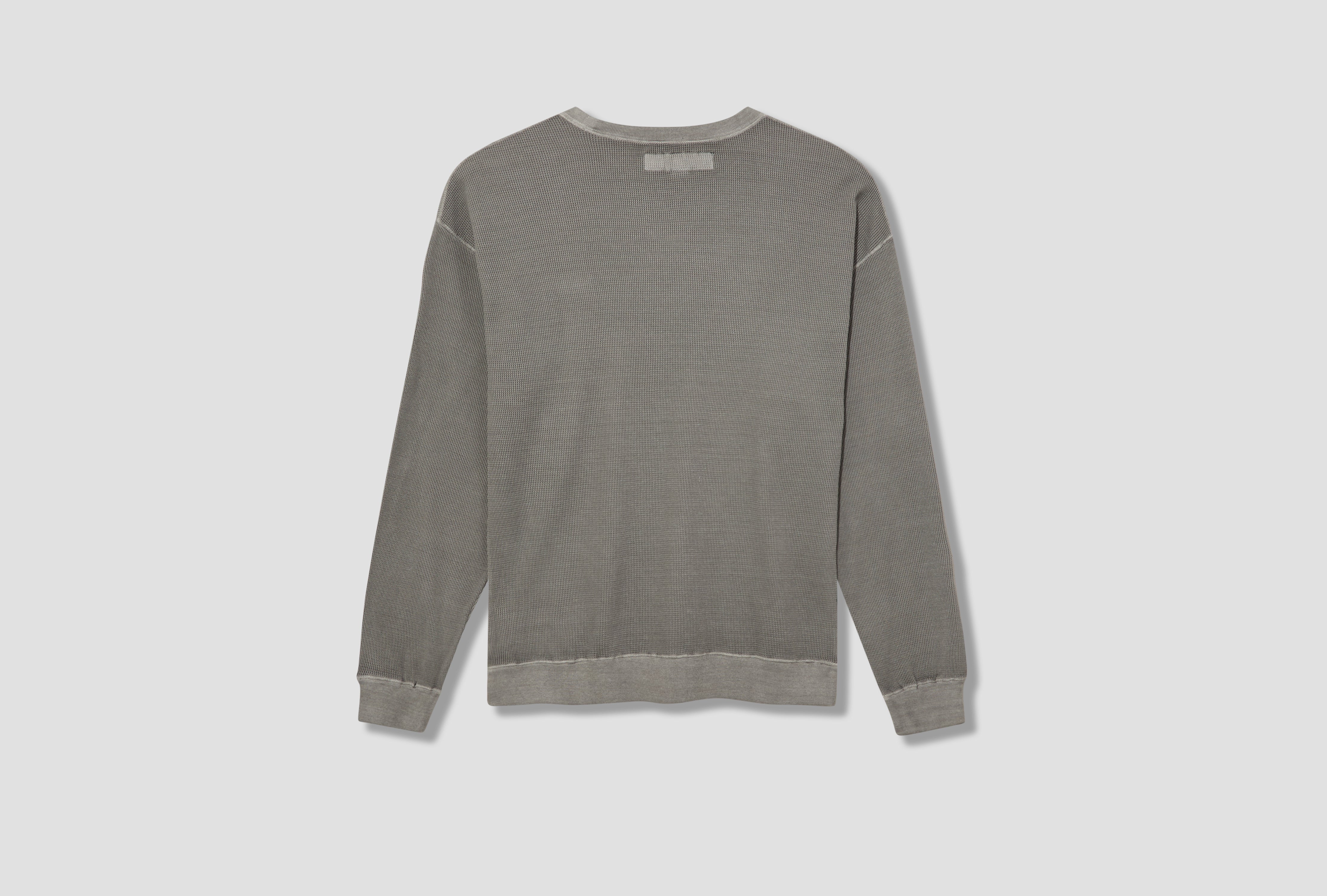 NEIGHBORHOOD PIGMENT DYED WAFFLE FABRIC CREWNECK LS 251FPNH-CSM15