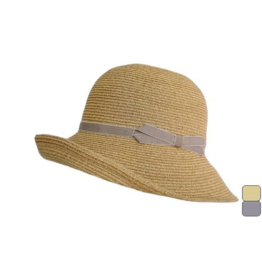 送料無料】洗える ペーパーブレード レディースハット サイズ調節付き