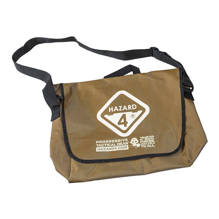 Simple Messenger: Hazard 4® Logo Shoulder Bag by Hazard 4