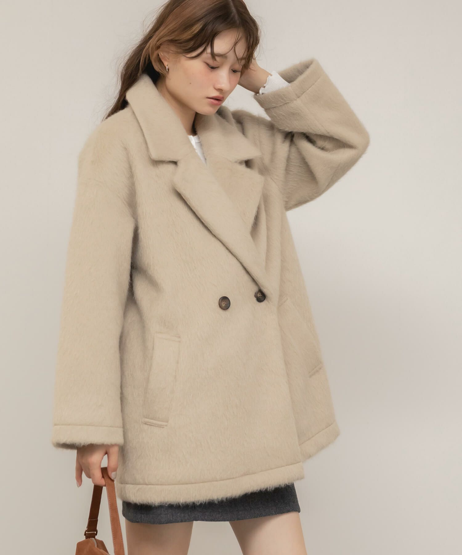 Shaggy Double Tailored Jacket | HEILIS