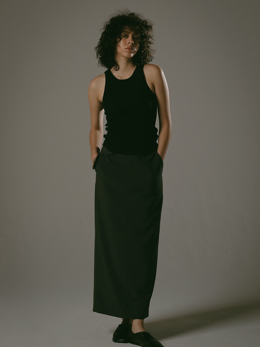 コットンリブタンクトップ | Cut and sew | HER. Online Store