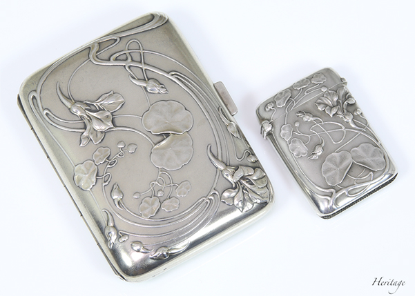 モネの「睡蓮」をモチーフにしたアール・ヌーヴォーのシガレット