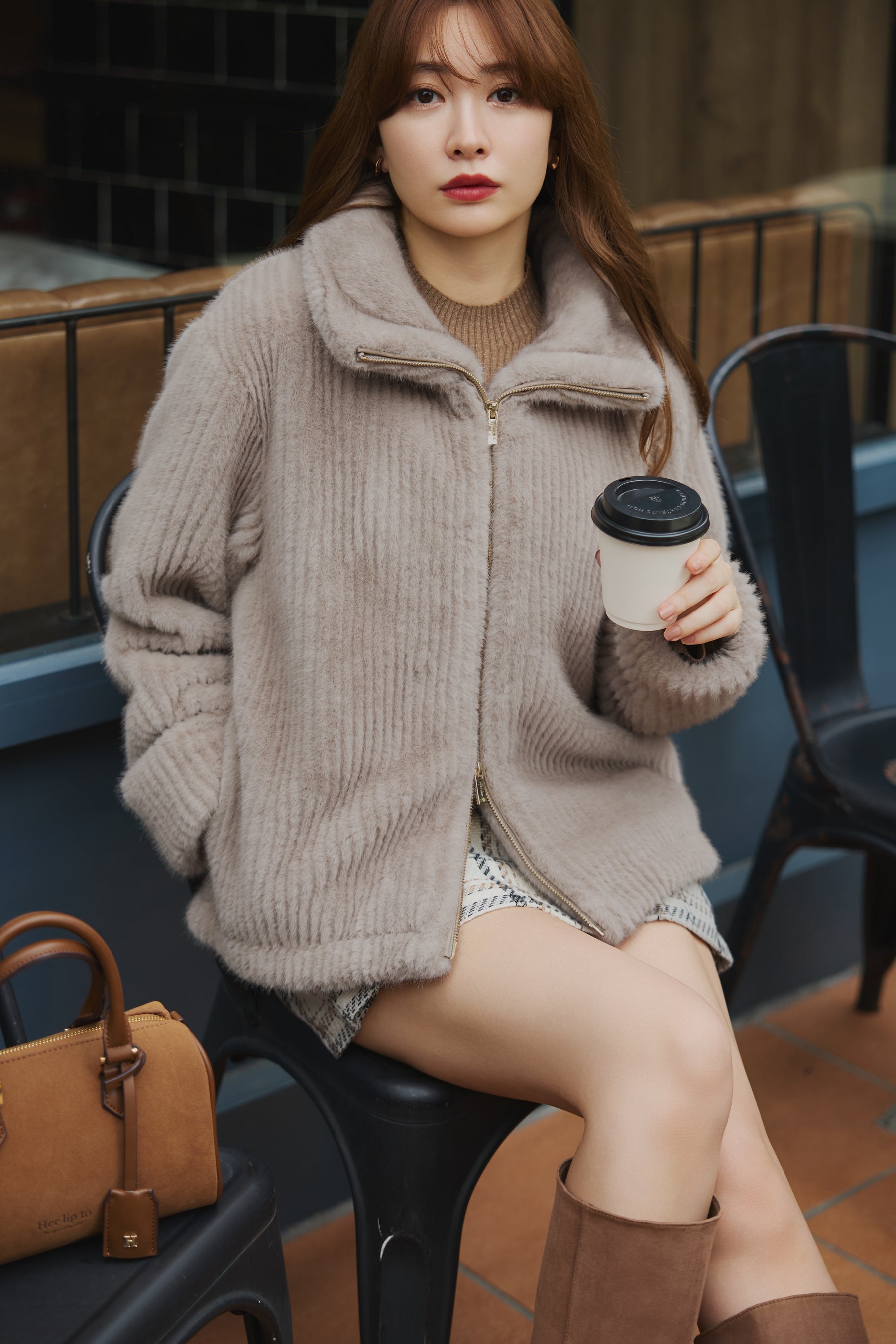 Twila Faux Fur Zip Jacket