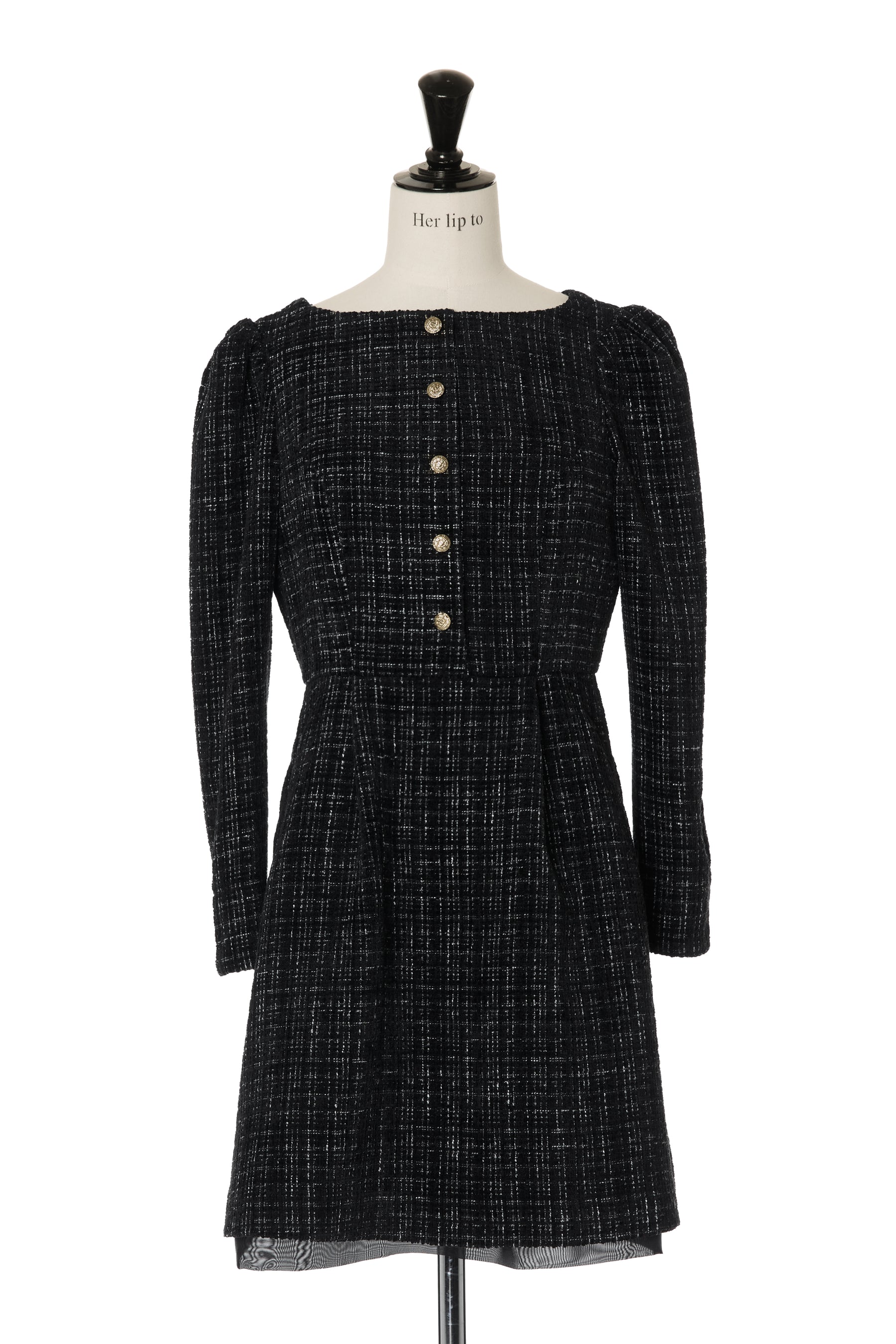 Herlipto HerliptoCanal Tweed Mini Dress Margaux Her lip to Canal