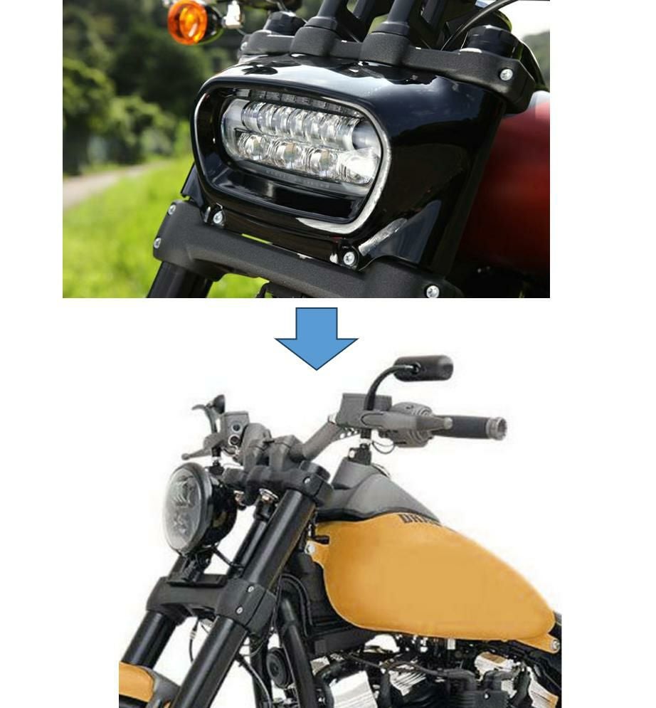 ソフテイル用ヘッドライト｜ハーレーカスタムパーツ専門店