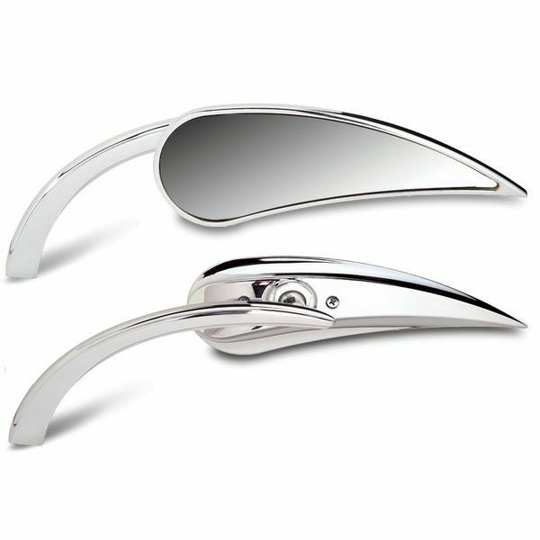 アレンネス ラッドII ティアドロップ・ミラー クローム 左 |ハーレー