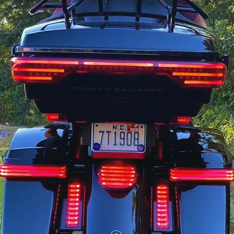 ハーレー、ツーリング2014年以降用ツアーパック用ライト、トリム