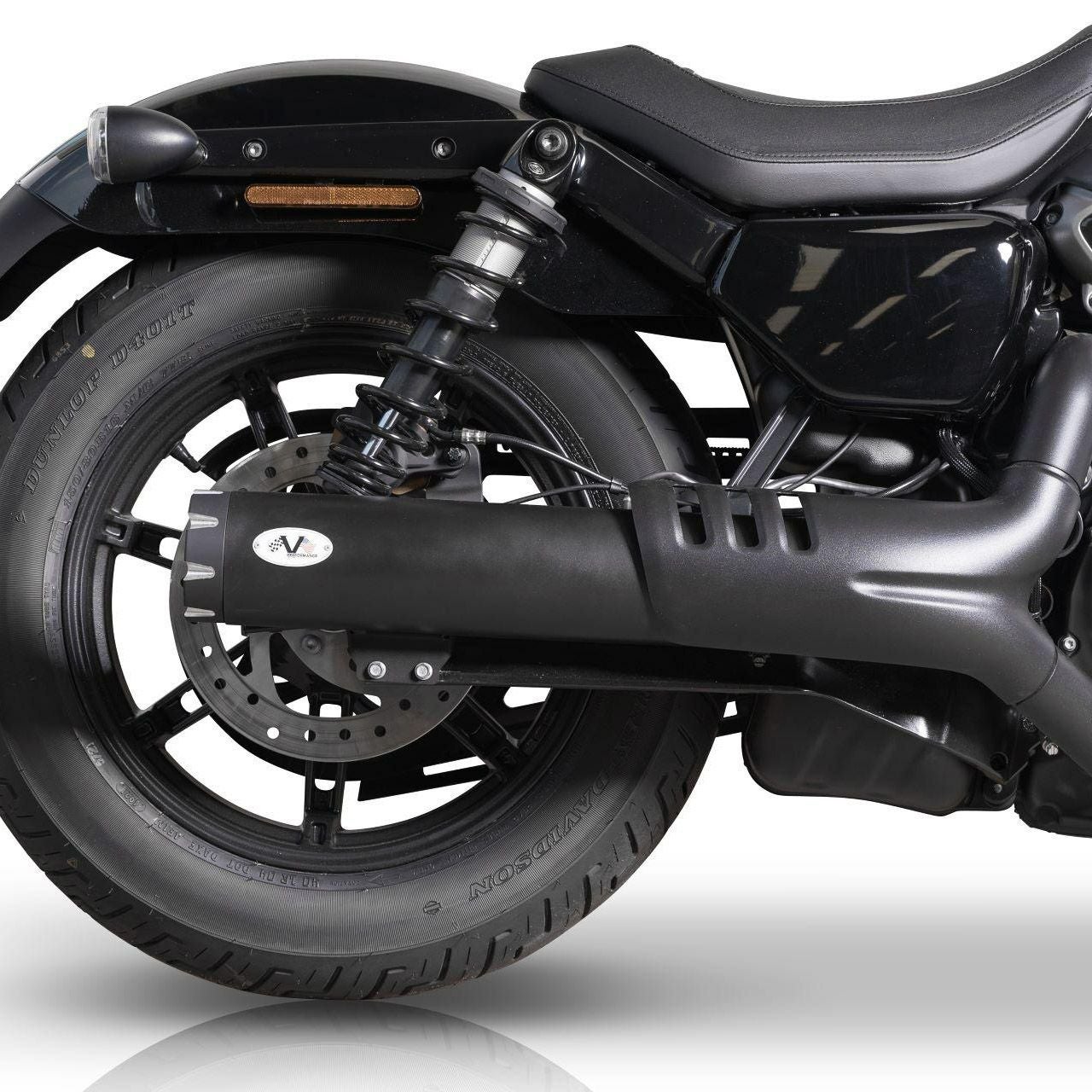 ナイトスター RH975 リボルバー EURO5 スリップオンマフラー(ブラック