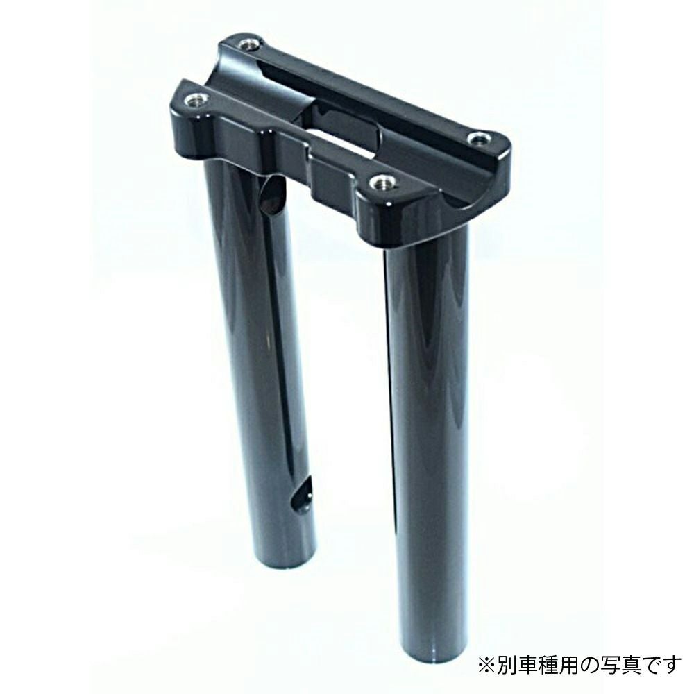 ローライダーS用 ワンピースライザー 6インチ グロスブラック BUNG