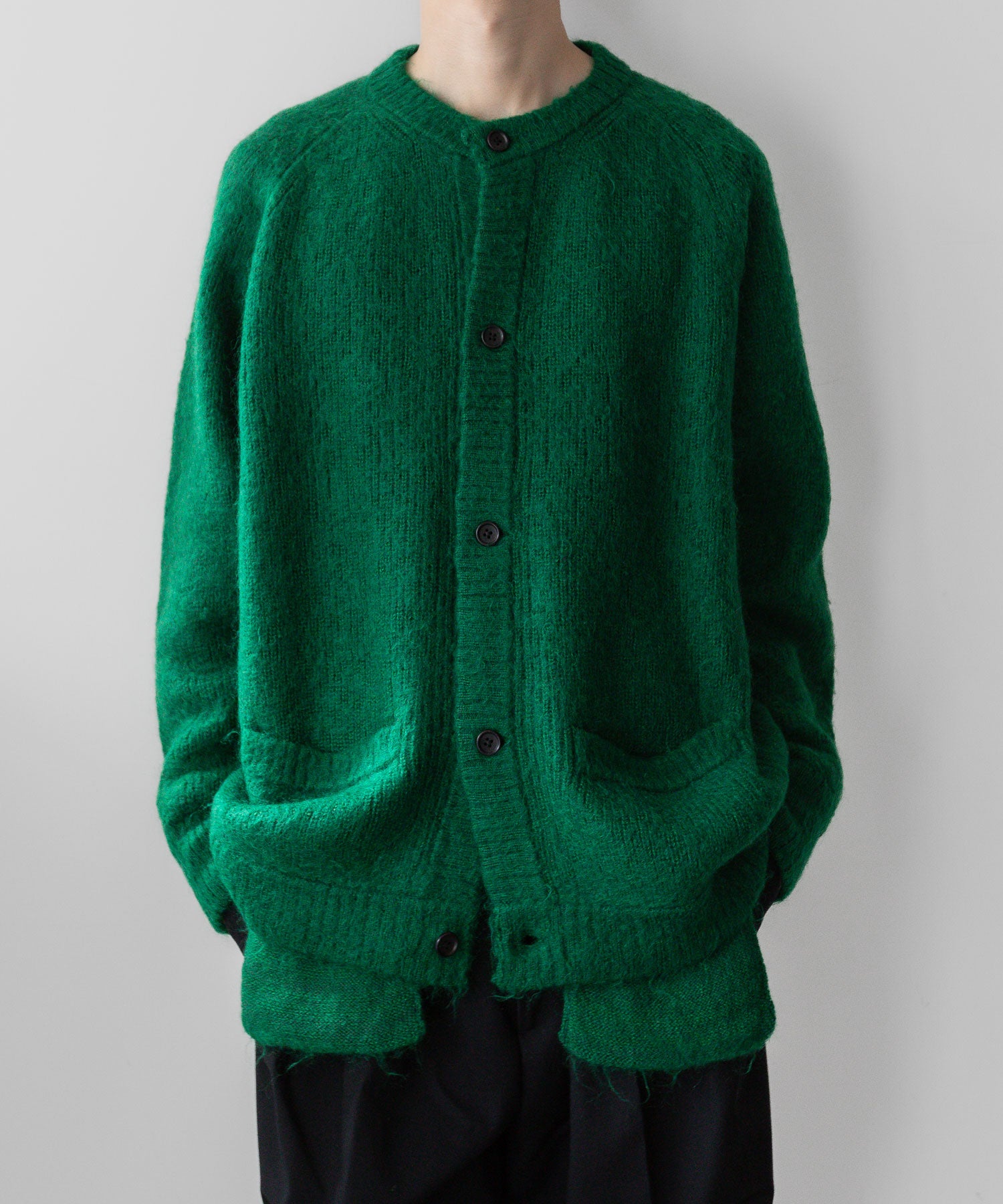 stein / シュタイン】KID MOHAIR KNIT CARDIGAN - GREEN | 公式通販