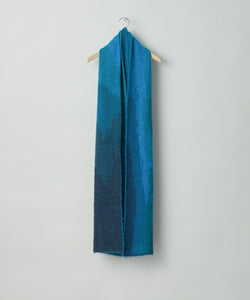 stein / シュタイン】GRADATION MOHAIR MUFFLER - BLUE GREEN | 公式