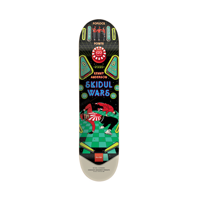 Chocolate Skateboards Deck Kenny Anderson PINBALL | チョコレート