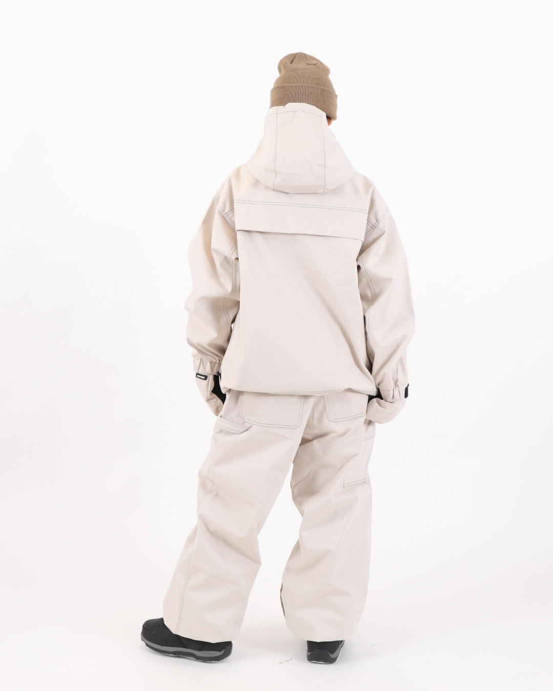 STITCH JACKET ECRU BEIGE – HIMASS MANIA