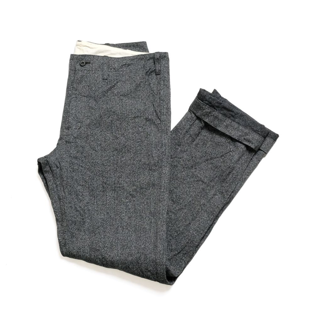 BURGUS PLUS - Lot.401Z - Black Covert Trousers - 401Z-72 – HINOYA