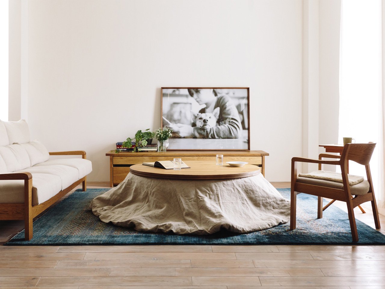 GALA サークルテーブルこたつ - 広松木工