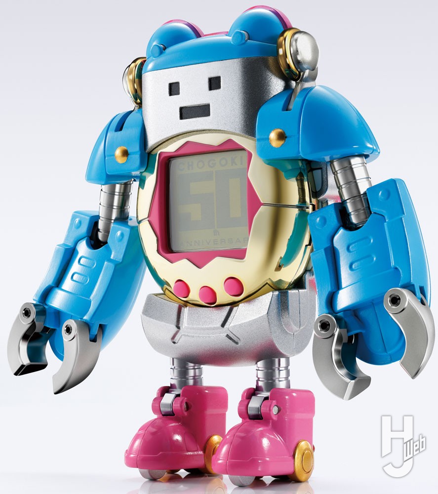 まさかの登場「ちょーごーきん たまごっちろぼ」未彩色テストショット