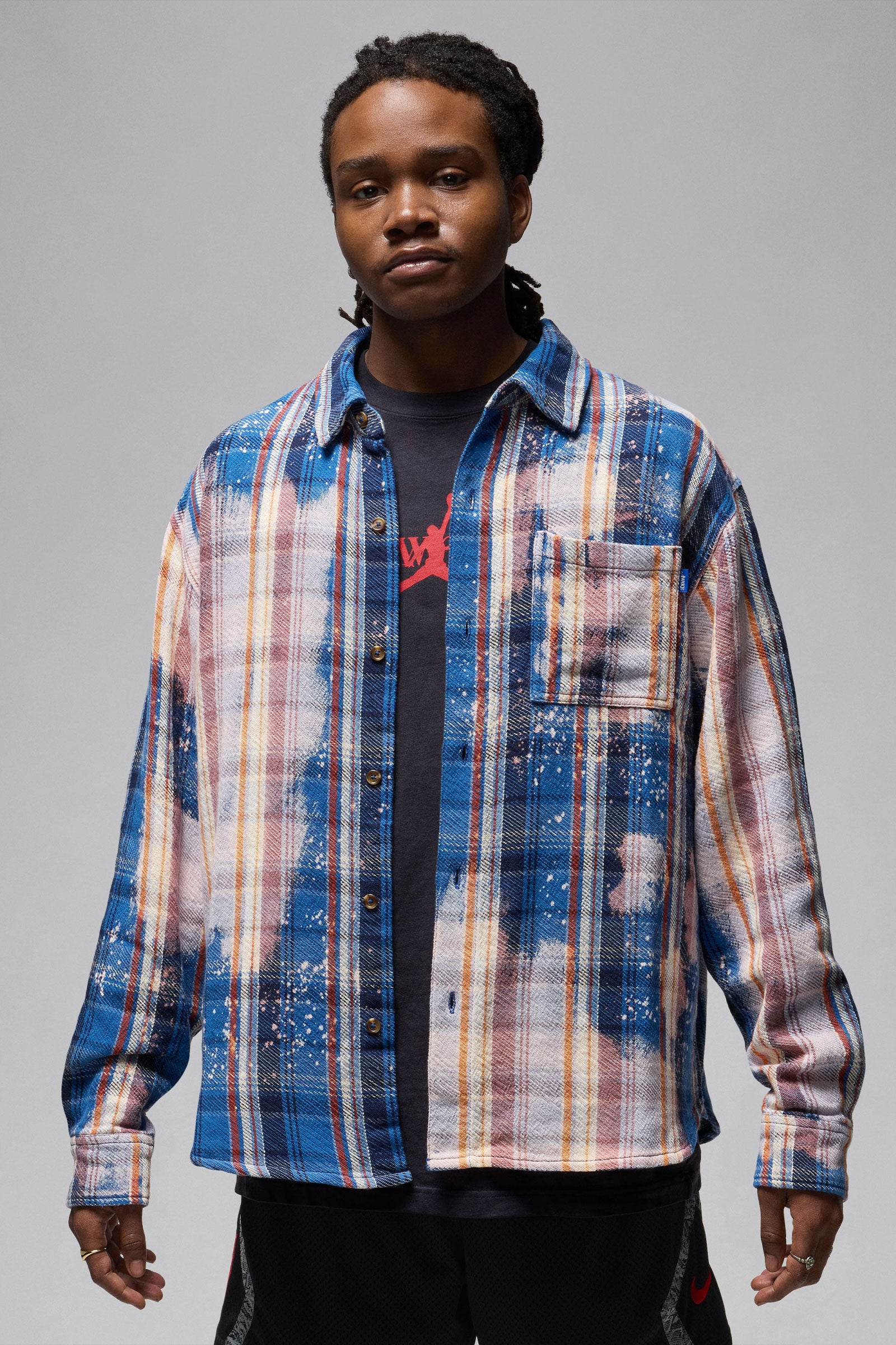 Jordan X Awake NY Flannel Shirt | HOMEBRED