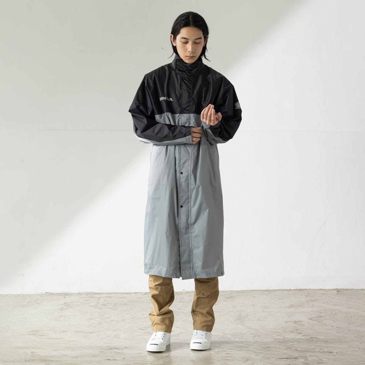スクーターレインコート(F グレー/ブラック): ウェア・グッズ｜HondaGO