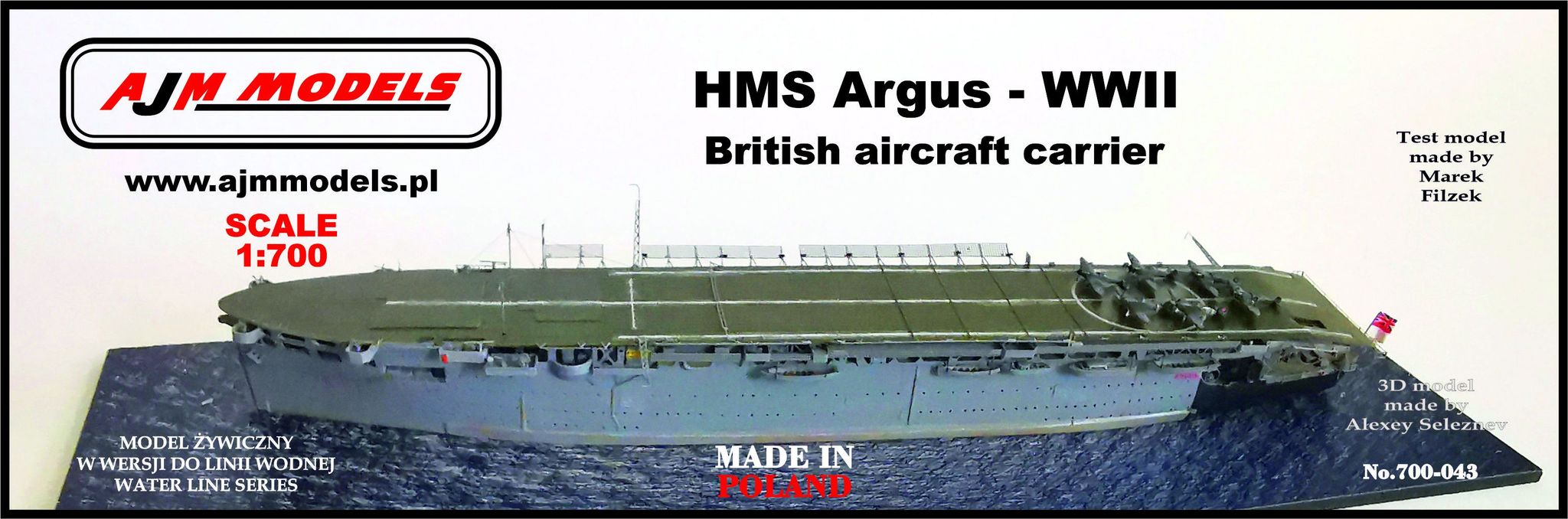AJM Models 1/700 HMS Argus WWII AJM700-043 – Hobby Link