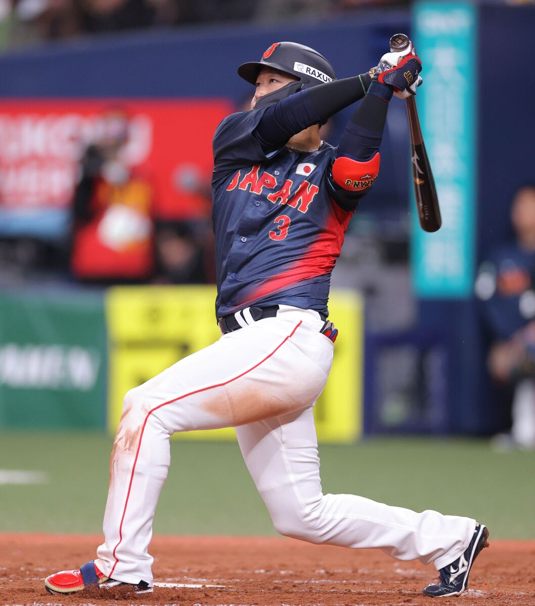 侍ジャパン】 大山悠輔が貴重なソロ「侍ジャパンで初めてのホームラン