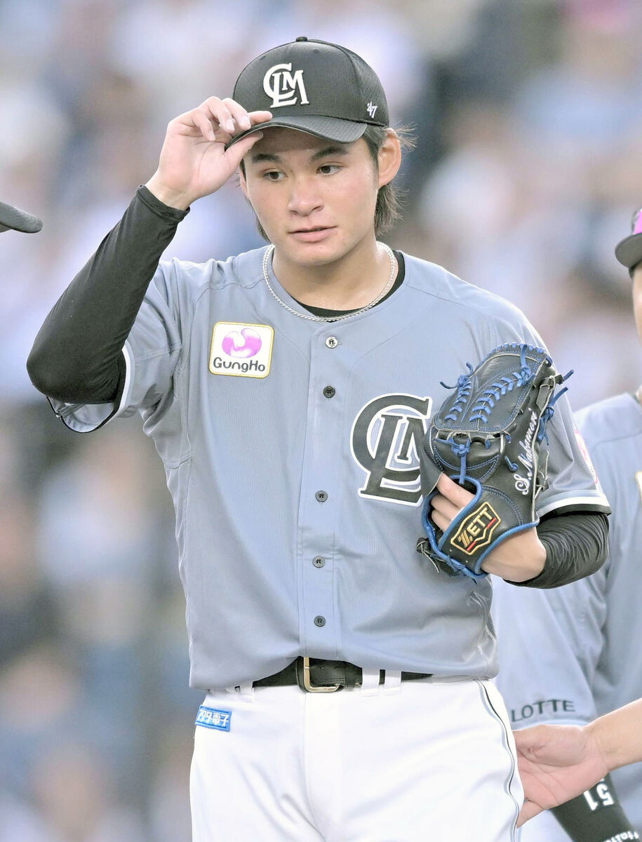 ロッテ】中森俊介は5回4安打1失点で降板 援護なく先発初勝利は