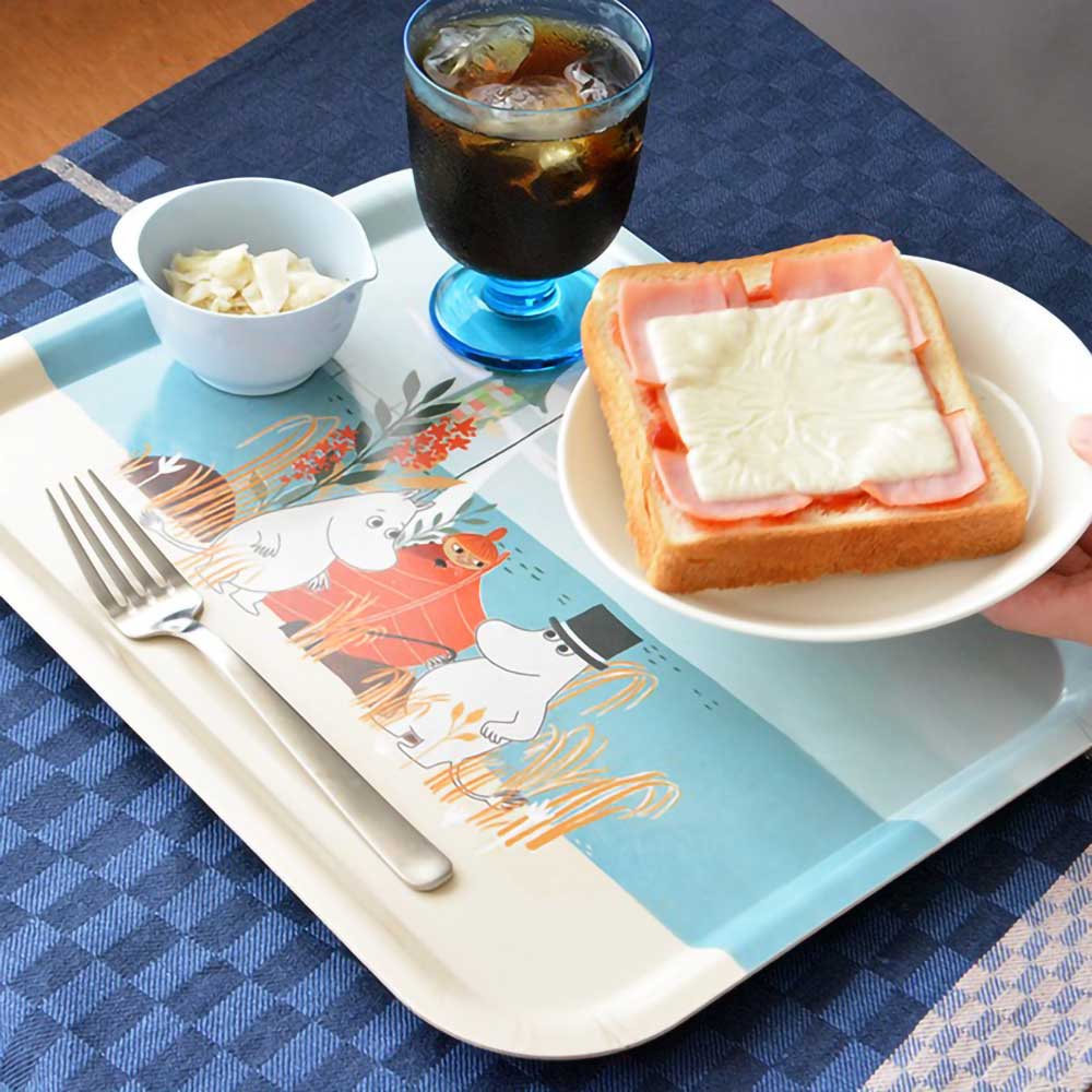 Moomin ムーミン Opto Design オプトデザイン 木製トレイ L ( #OURSEA