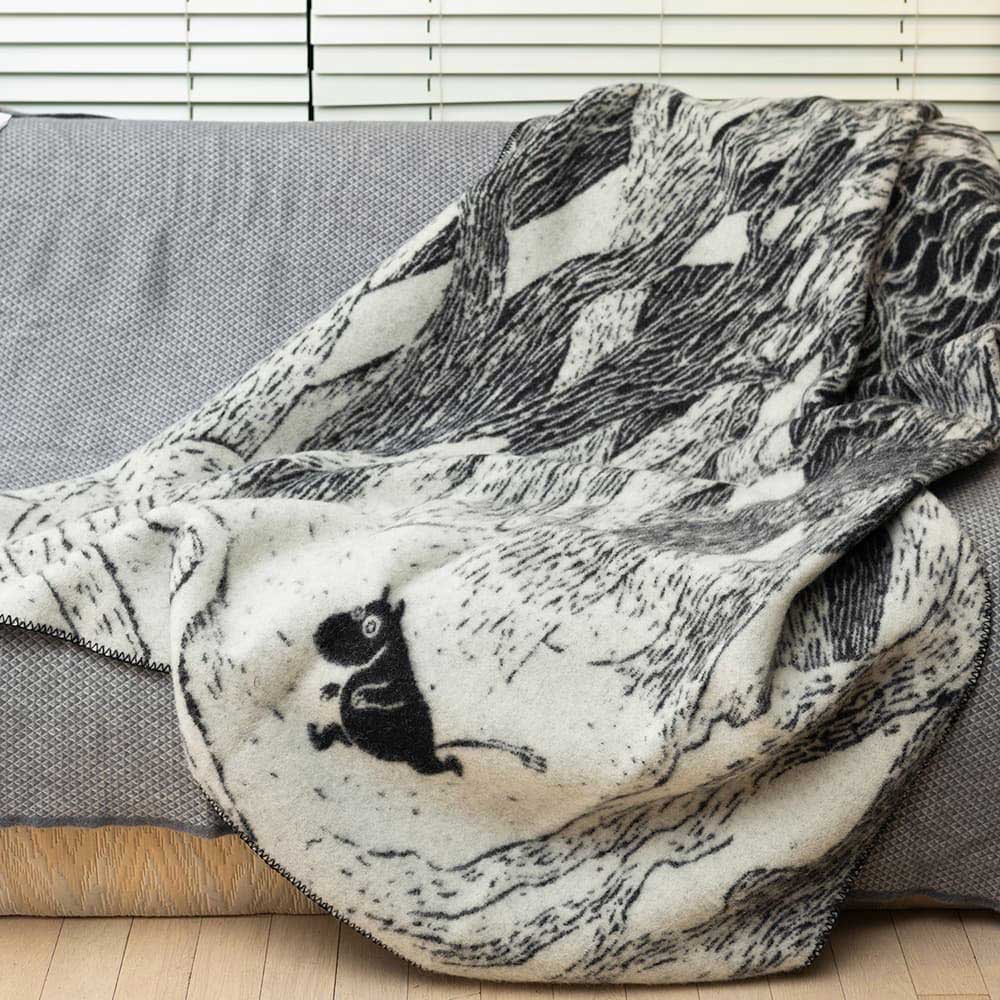 Moomin ムーミン KLIPPAN クリッパン ウールシングルブランケット