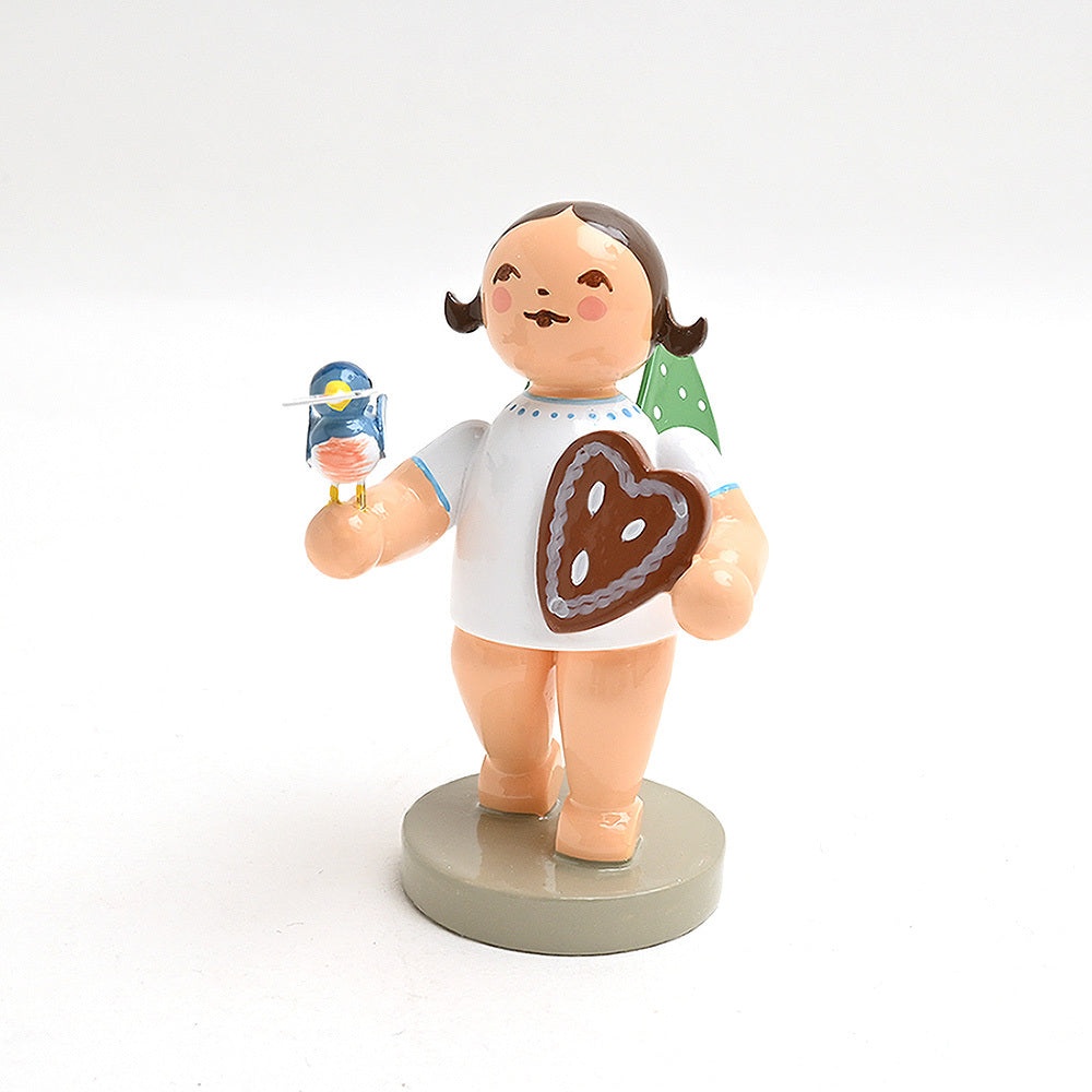 Wendt & Kuhn ヴェント & キューン木製人形 手紙を受け取る天使｜北欧雑貨