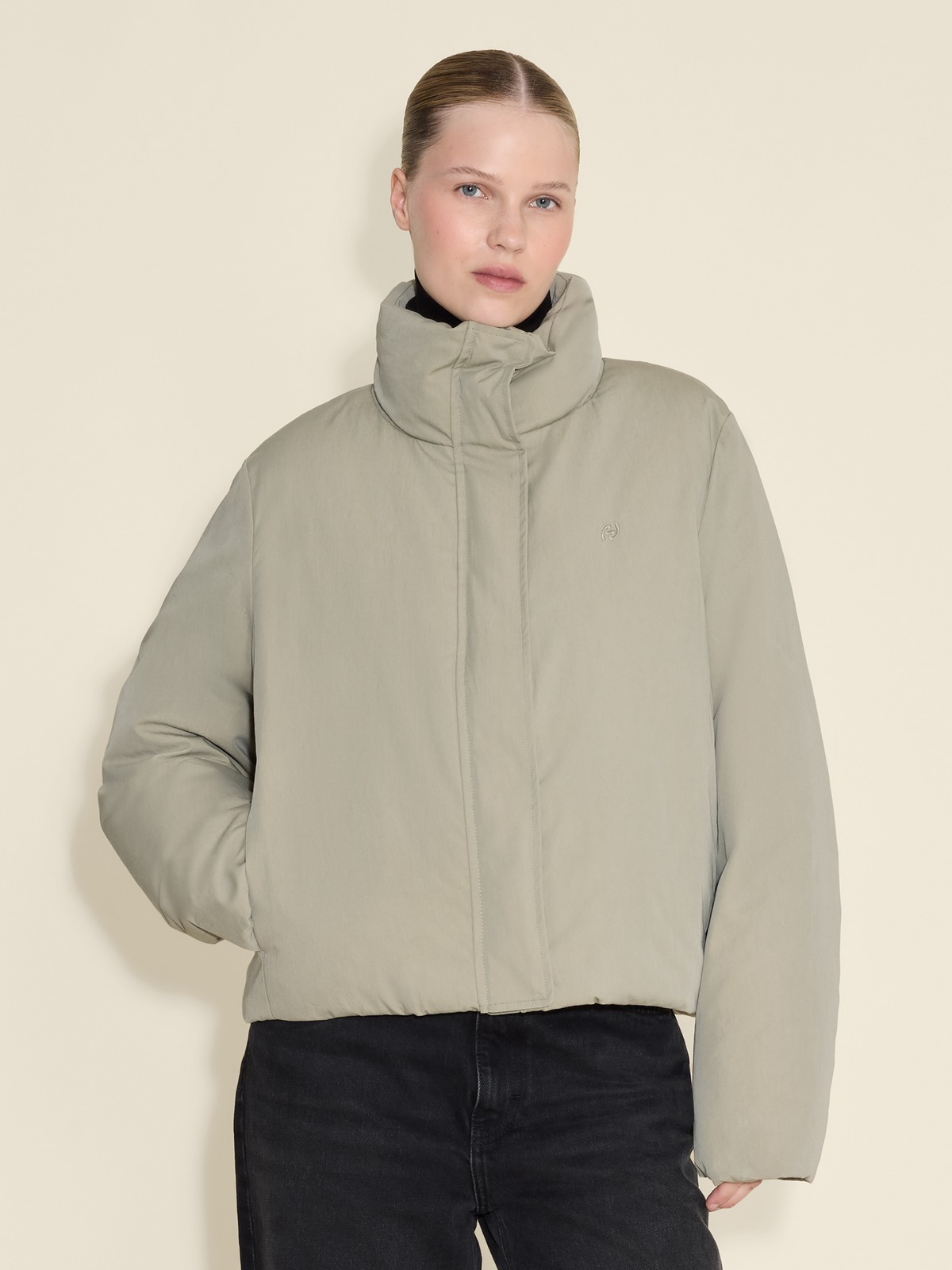 Moto Down Jacket - Lt. Army - Holzweiler