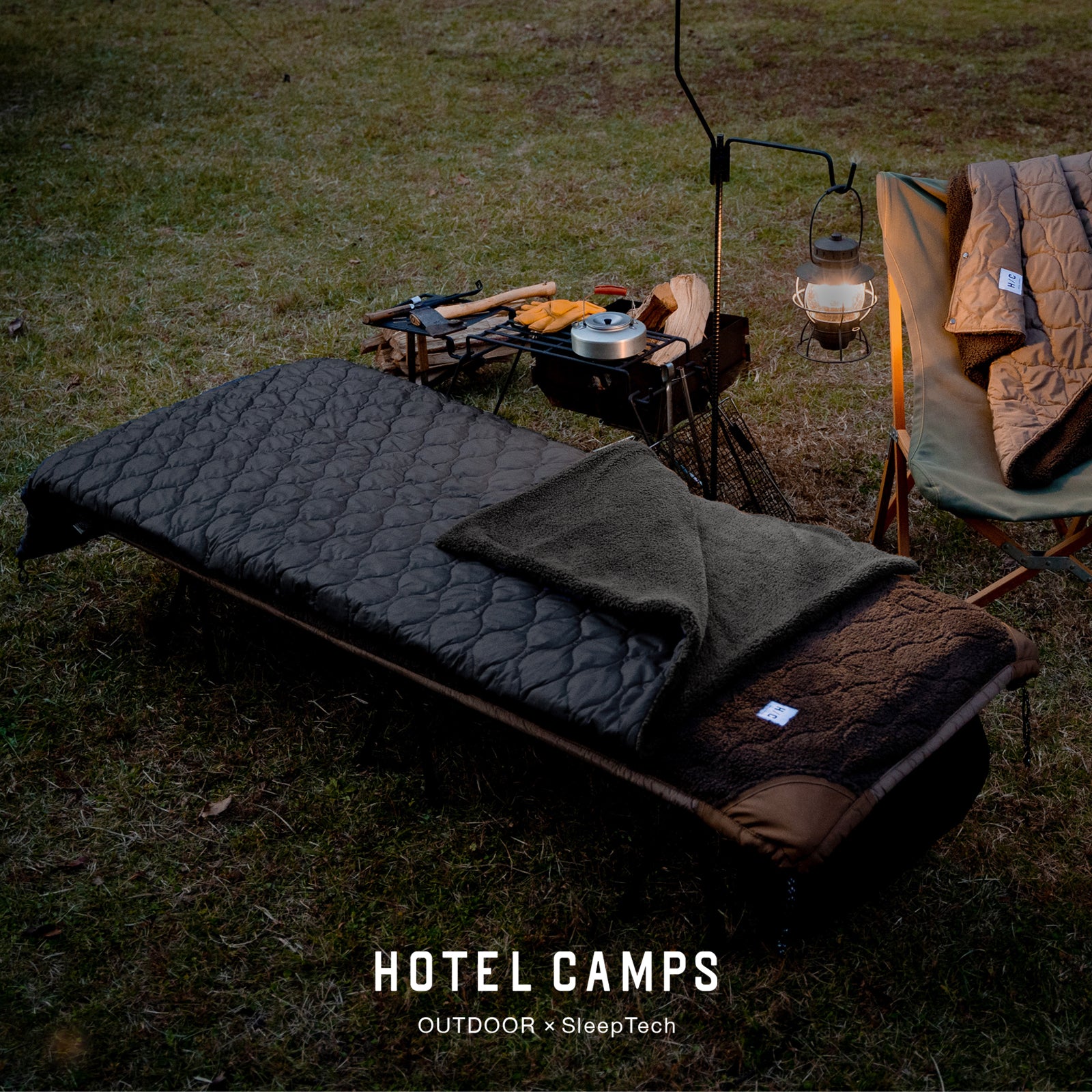 HOTEL CAMPS｜アウトドア ホットブランケット シェラフ(5層構造)【1年