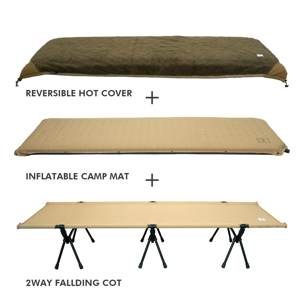HOTEL CAMPS フルセット[コット + マット + ホットカバー] 単品購入