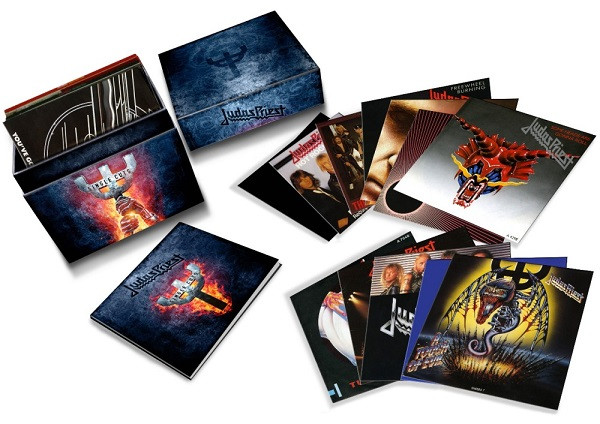 CD BOX - JUDAS PRIEST - SINGLE CUTS Rare 20xCD-single Box set! E