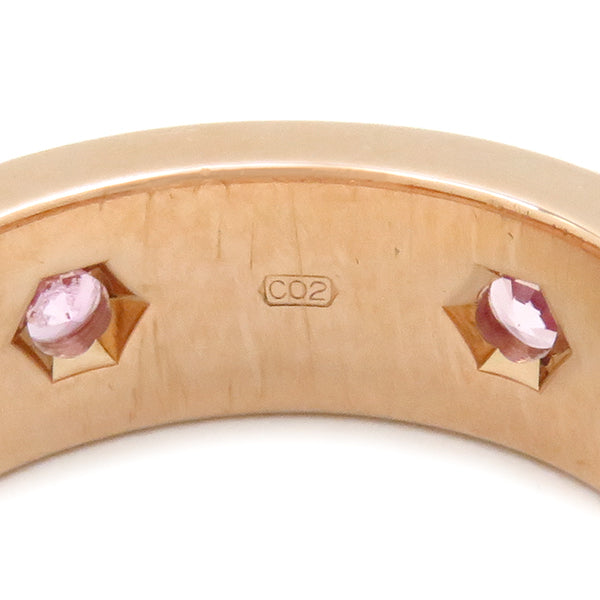 カルティエ Cartier ラブリング フル ピンクサファイア ピンクゴールド