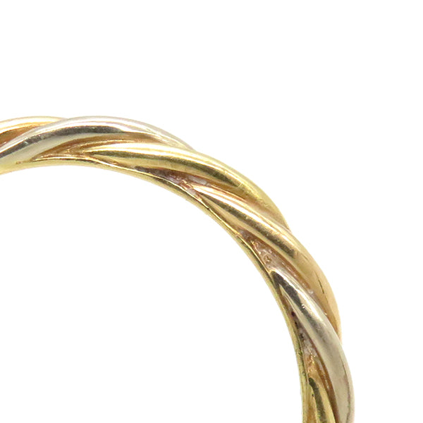 カルティエ Cartier スリーカラー ツイストリング ホワイトゴールドX