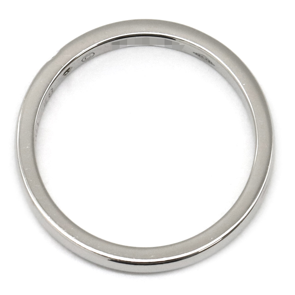 カルティエ Cartier リング ワンポンドダイヤ プラチナシルバー Pt950