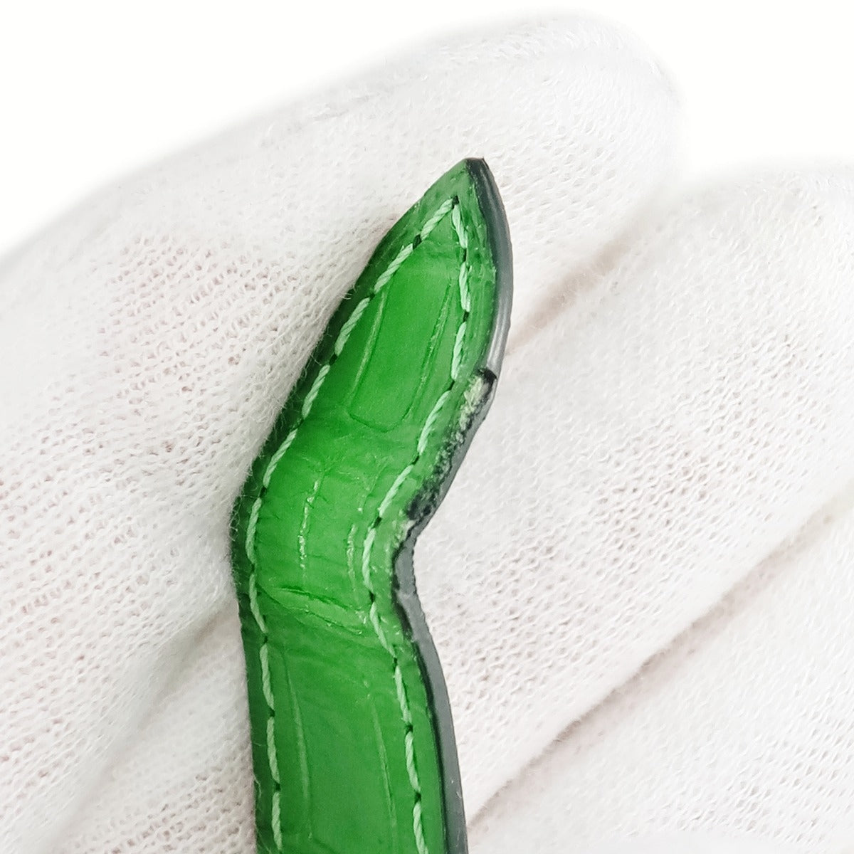 カルティエ Cartier 純正 クロコバンド グリーン クロコダイル 腕時計