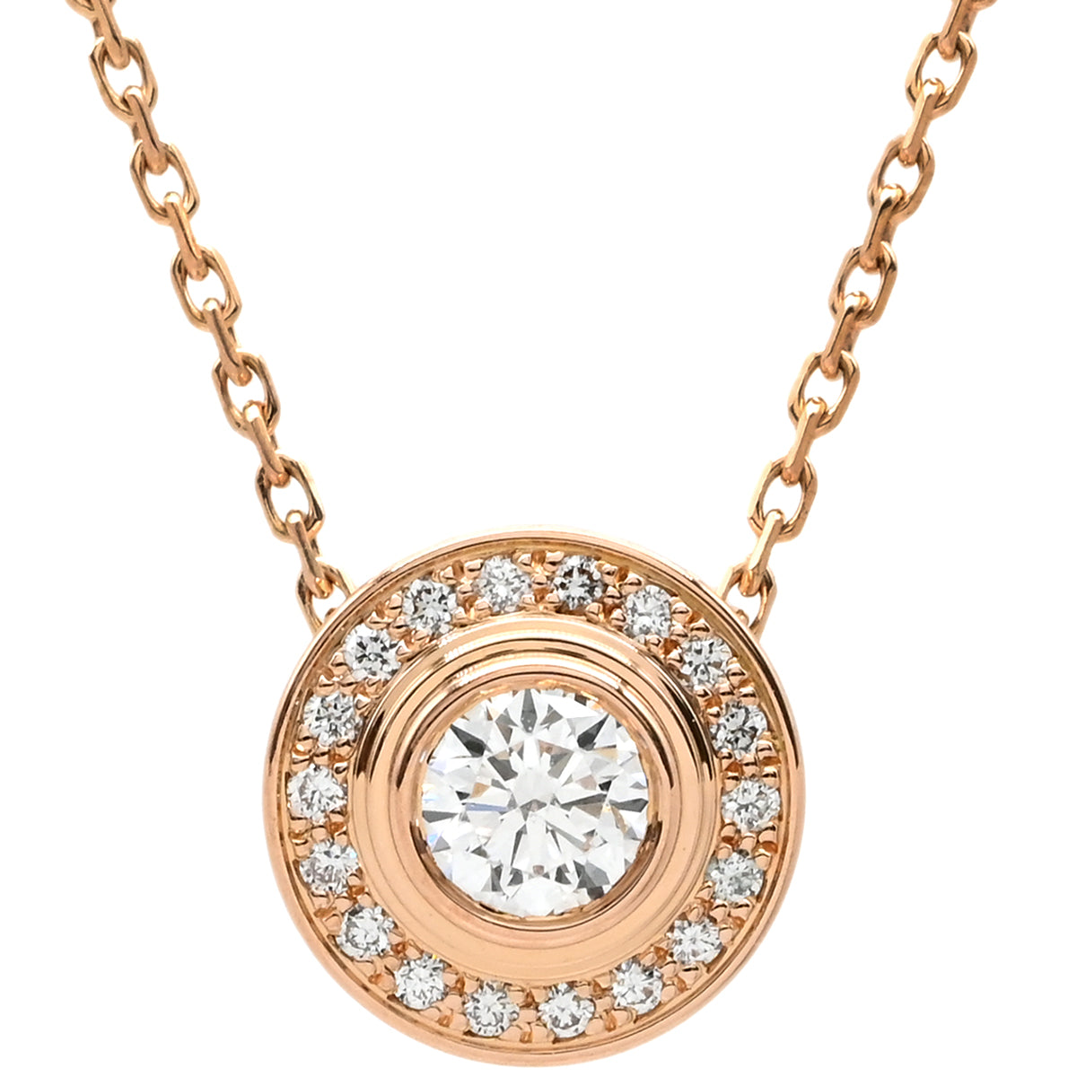 カルティエ Cartier ダムール ピンクゴールド ネックレス ダイヤモンド