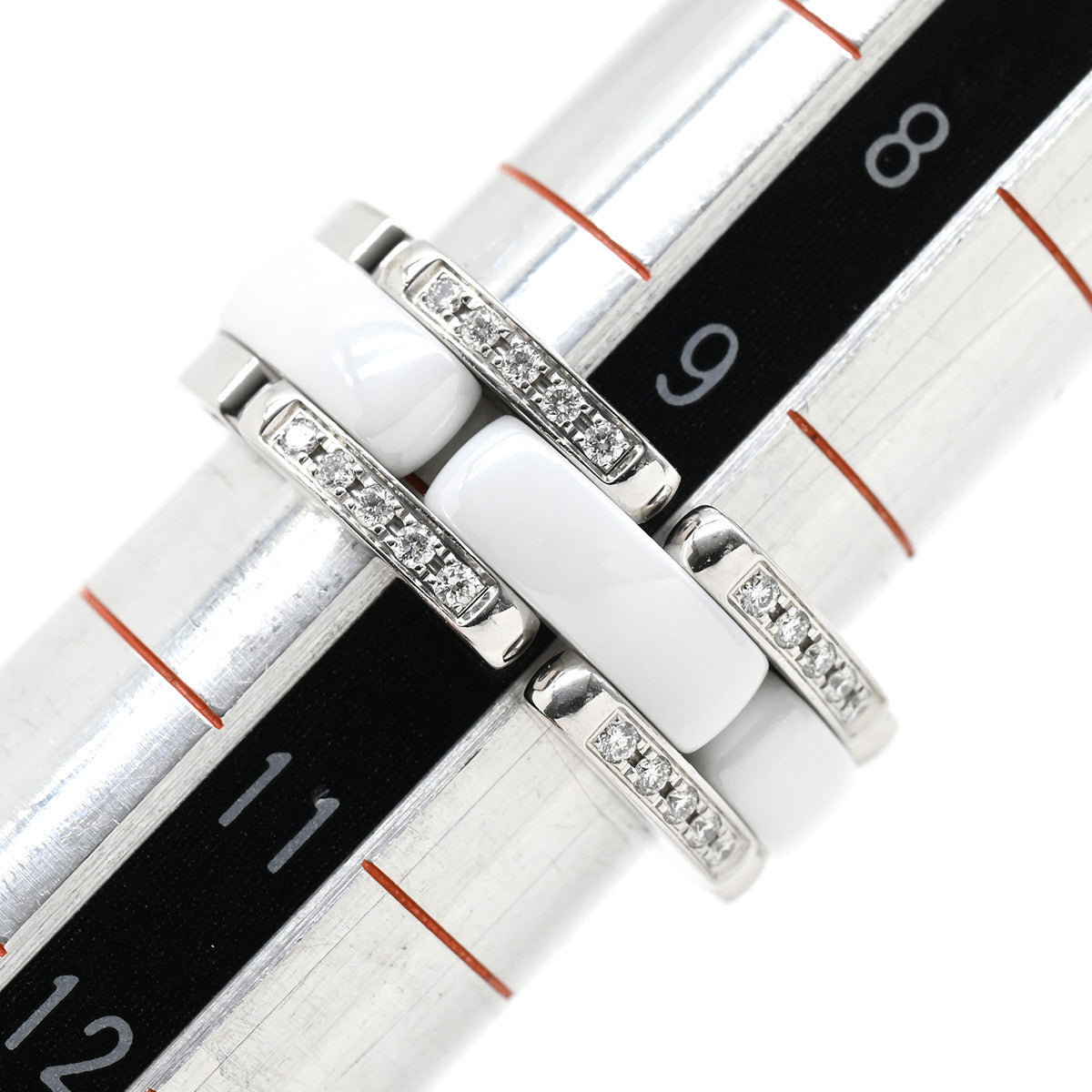 シャネル CHANEL ウルトラ コレクション MM ダイヤリング ホワイト