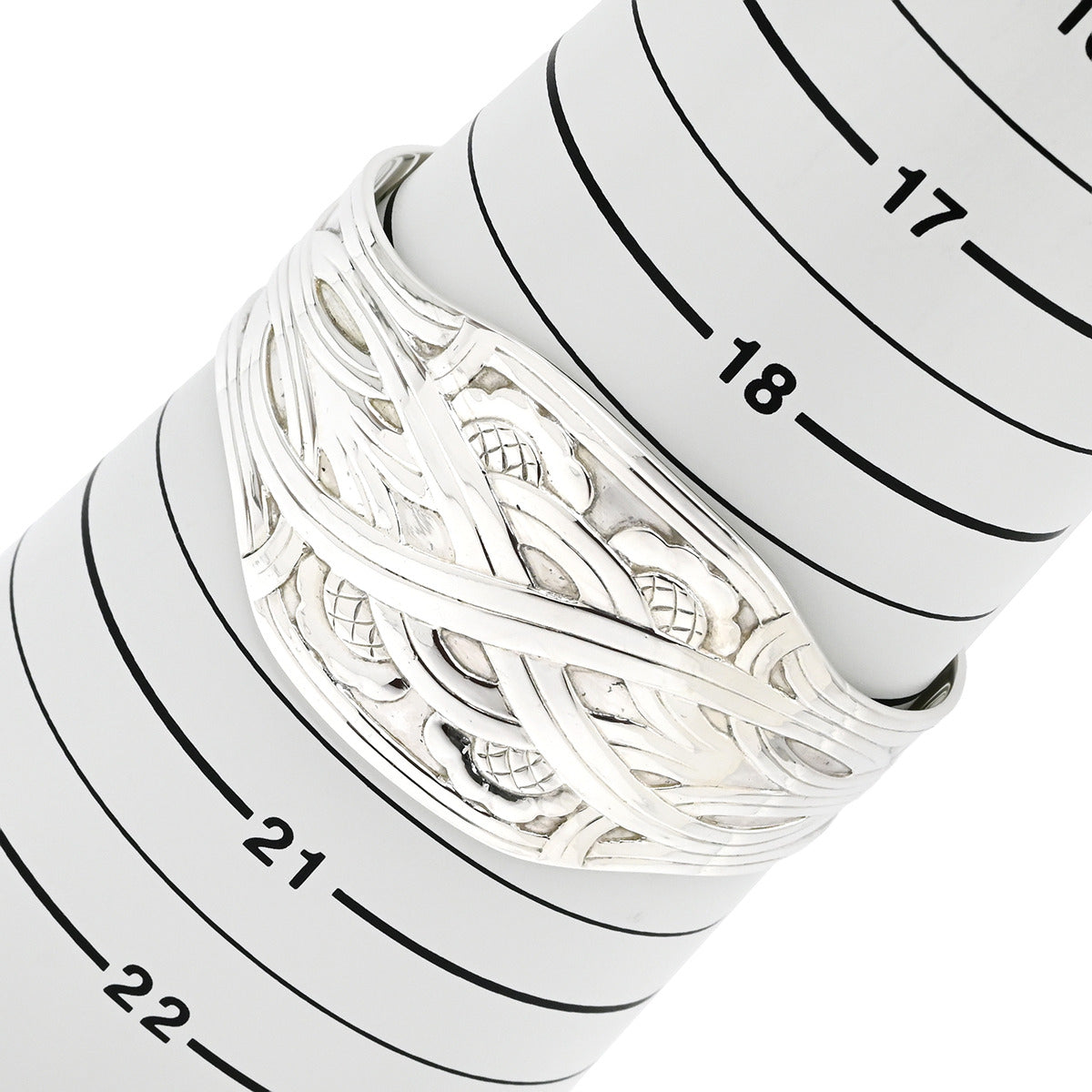 ジョージ・ジェンセン Georg Jensen デザイン バングル 55 シルバー