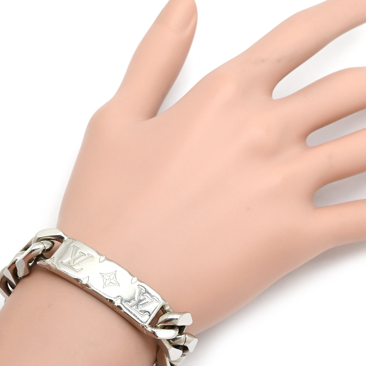 ルイヴィトン LOUIS VUITTON チェーンブレスレット モノグラム M00270