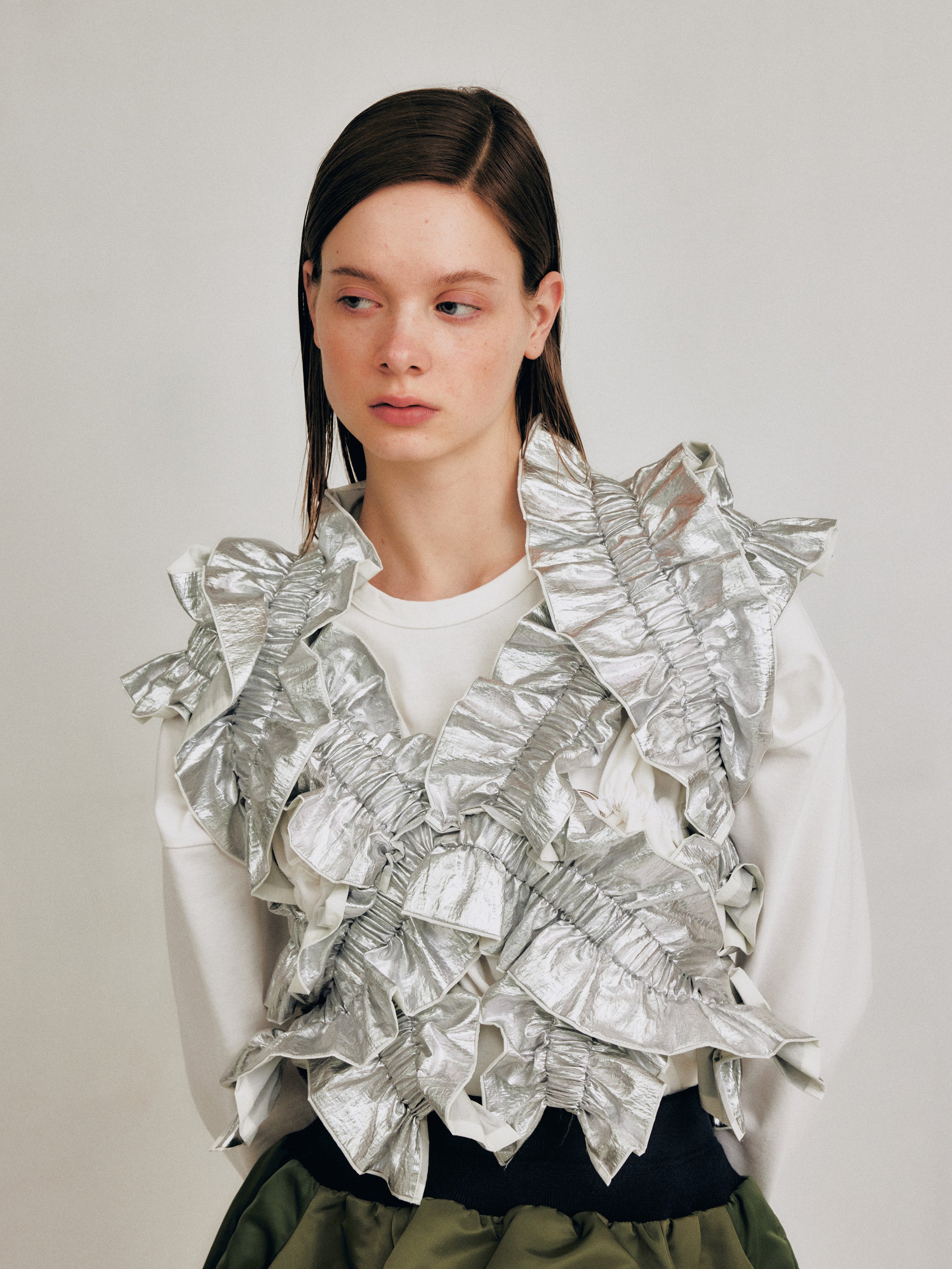 luna frill vest – HOUGA